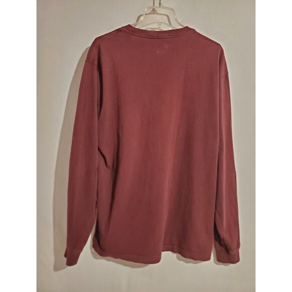 Carhartt Mens Port Long-Sleeve Original Fit Work T-Shirt Size M Pocket K126PRT - Picture 3 of 9